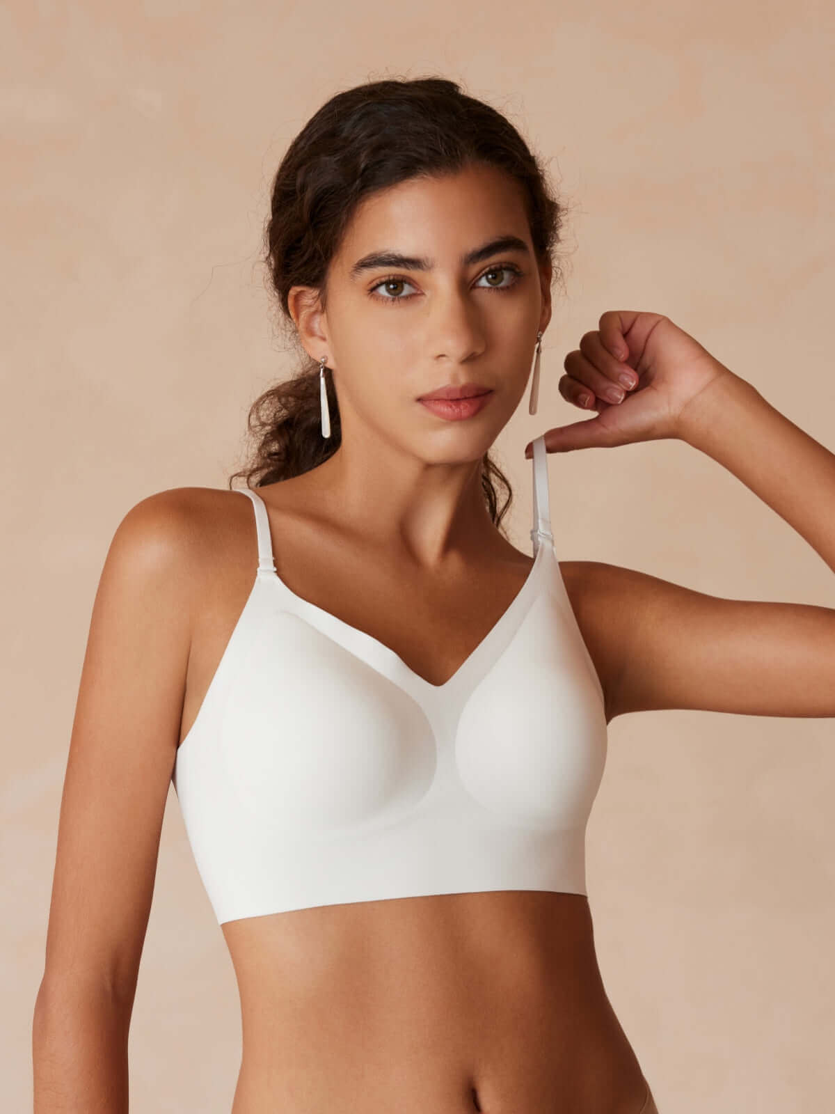 Cross Strap Back Beauty Cloud Wireless Invisible Bra